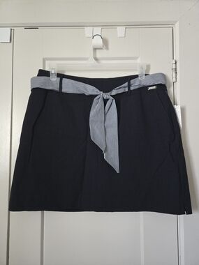 NWT Striped Tie Navy Skort